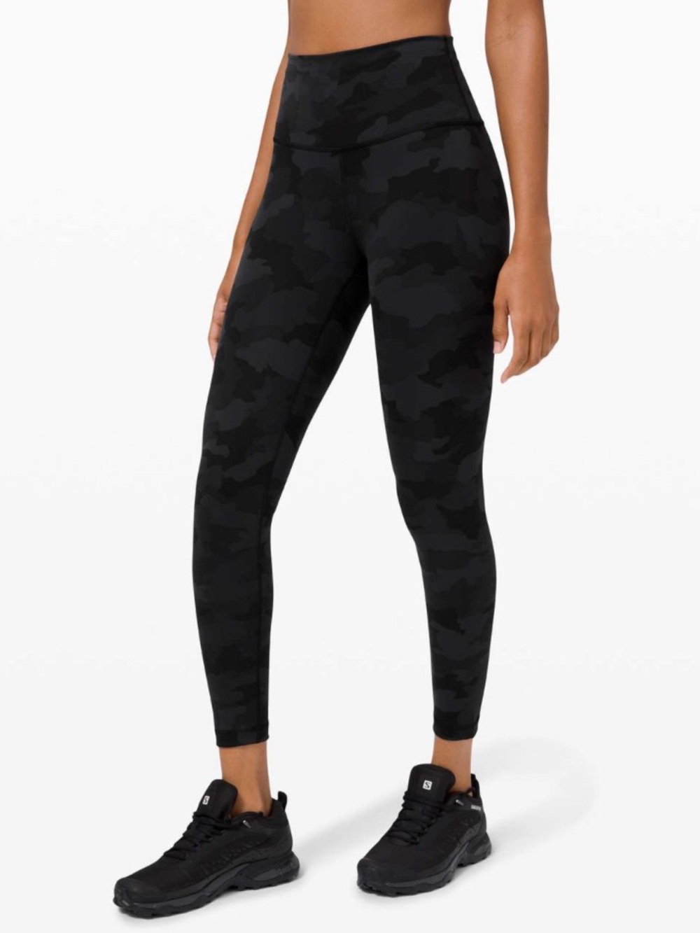 lululemon Wunder Train High-Rise Tight 25" - Deep Coal Camo